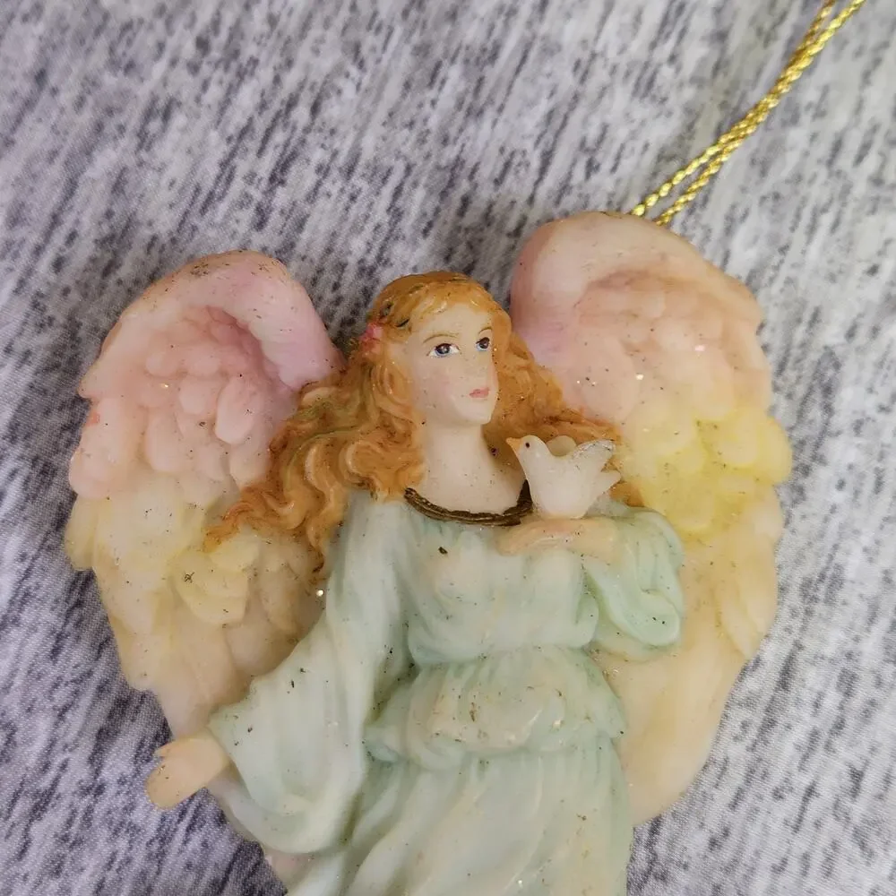 VTG Roman Inc Seraphim Classics Christmas Tree Ornament Angel of Peace Victorian
